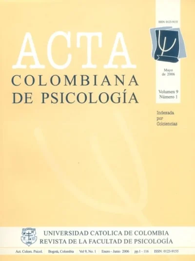 Acta Colombiana De Psicologia杂志