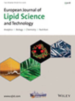 European Journal Of Lipid Science And Technology杂志