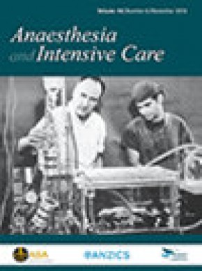 Anaesthesia And Intensive Care杂志