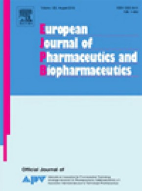 European Journal Of Pharmaceutics And Biopharmaceutics杂志