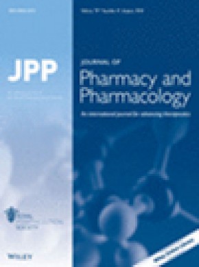 Journal Of Pharmacy And Pharmacology杂志