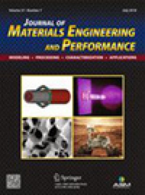 Journal Of Materials Engineering And Performance杂志