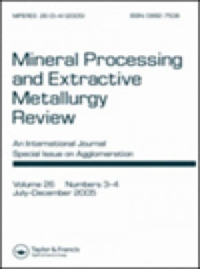 Mineral Processing And Extractive Metallurgy Review杂志