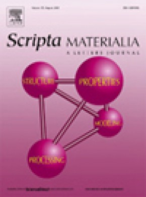 Scripta Materialia杂志
