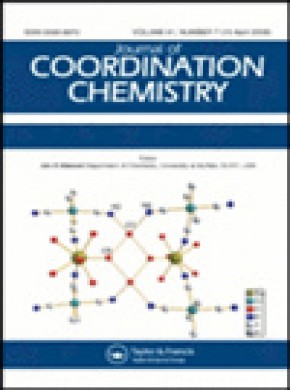 Journal Of Coordination Chemistry杂志