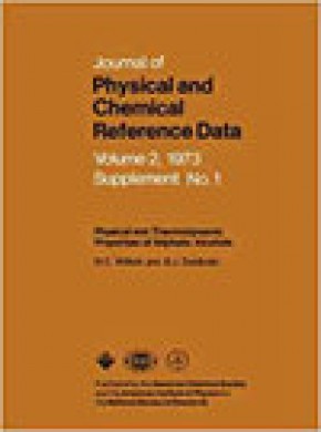 Journal Of Physical And Chemical Reference Data杂志