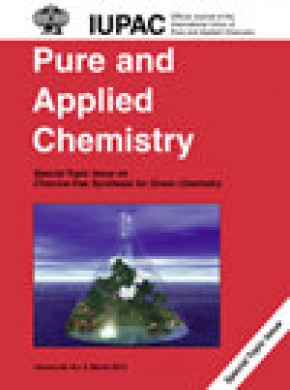 Pure And Applied Chemistry杂志