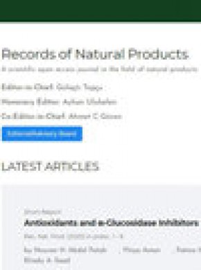 Records Of Natural Products杂志