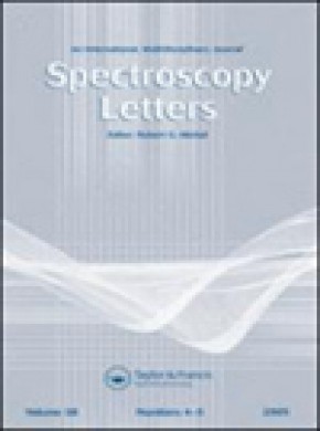 Spectroscopy Letters杂志