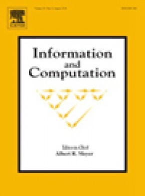 Information And Computation杂志