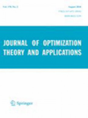 Journal Of Optimization Theory And Applications杂志