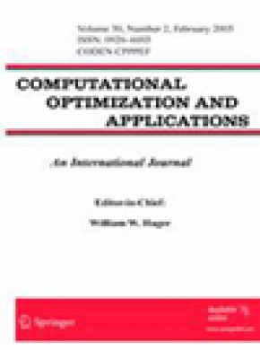 Computational Optimization And Applications杂志