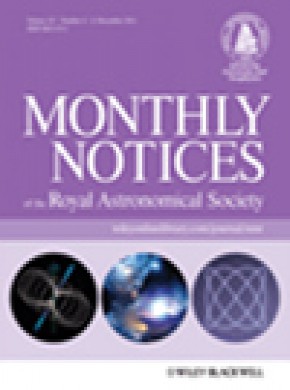 Monthly Notices Of The Royal Astronomical Society