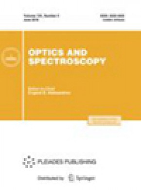 Optics And Spectroscopy杂志