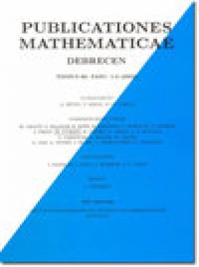 Publicationes Mathematicae-debrecen杂志