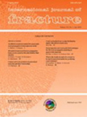 International Journal Of Fracture