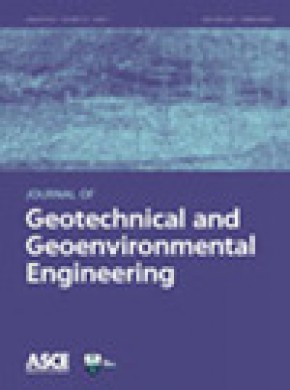 Journal Of Geotechnical And Geoenvironmental Engineering杂志