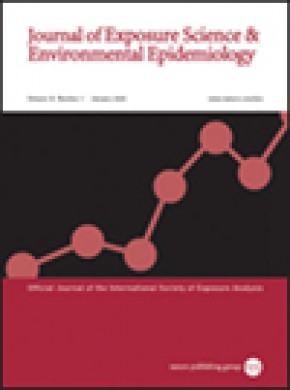 Journal Of Exposure Science And Environmental Epidemiology杂志