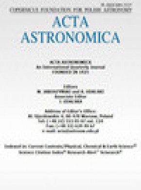 Acta Astronomica杂志