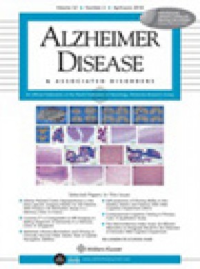 Alzheimer Disease & Associated Disorders杂志