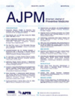 American Journal Of Preventive Medicine杂志