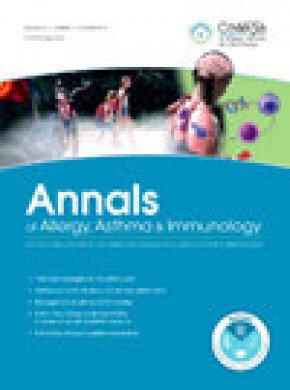 Annals Of Allergy Asthma & Immunology杂志