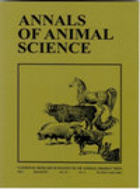 Annals Of Animal Science杂志