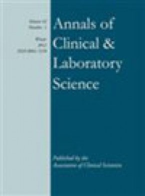 Annals Of Clinical And Laboratory Science杂志