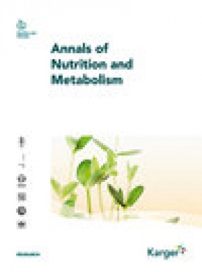 Annals Of Nutrition And Metabolism杂志