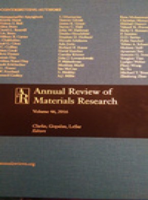 Annual Review Of Materials Research杂志