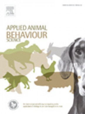 Applied Animal Behaviour Science杂志