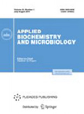 Applied Biochemistry And Microbiology