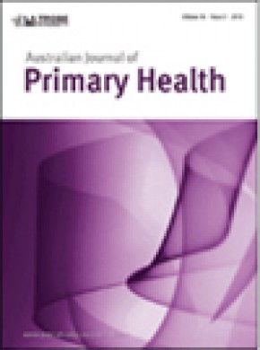 Australian Journal Of Primary Health杂志