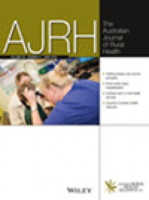 Australian Journal Of Rural Health杂志