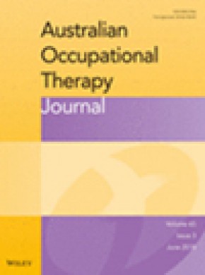 Australian Occupational Therapy Journal杂志