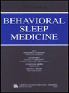 Behavioral Sleep Medicine杂志