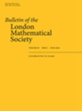 Bulletin Of The London Mathematical Society