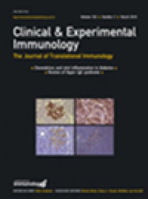 Clinical And Experimental Immunology杂志