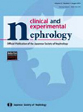 Clinical And Experimental Nephrology