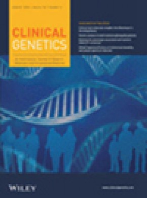 Clinical Genetics杂志