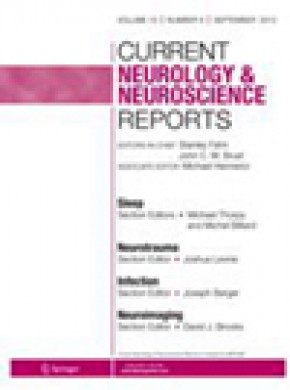 Current Neurology And Neuroscience Reports杂志