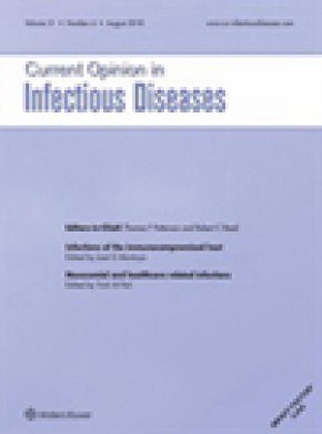 Current Opinion In Infectious Diseases杂志