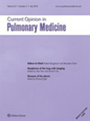 Current Opinion In Pulmonary Medicine杂志