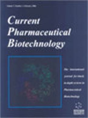 Current Pharmaceutical Biotechnology-CURR PHARM BIOTECHNO