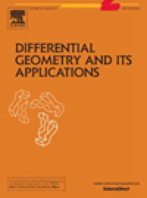 Differential Geometry And Its Applications杂志