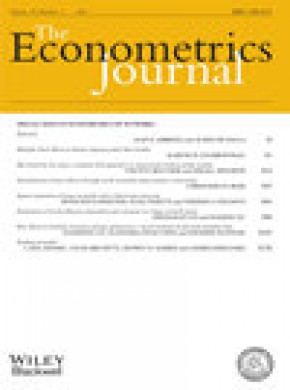 Econometrics Journal杂志