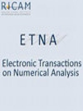 Electronic Transactions On Numerical Analysis杂志