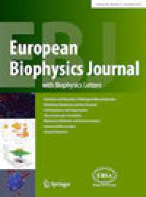 European Biophysics Journal With Biophysics Letters杂志