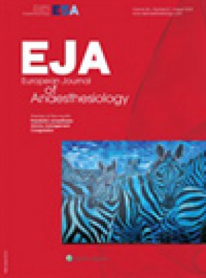 European Journal Of Anaesthesiology