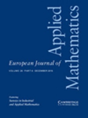 European Journal Of Applied Mathematics杂志